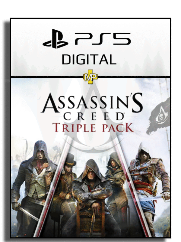 Assassin's Creed Triple Pack: Black Flag, Unity, Syndicate - Ps5 - Digital
