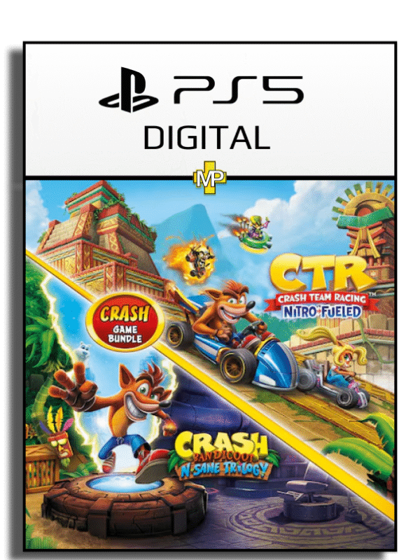 Crash Bandicoot™ Bundle - N. Sane Trilogy + CTR Nitro-Fueled - Ps5 - Digital