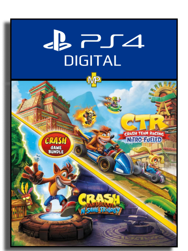 Crash Bandicoot™ Bundle - N. Sane Trilogy + CTR Nitro-Fueled - Ps4 - Digital