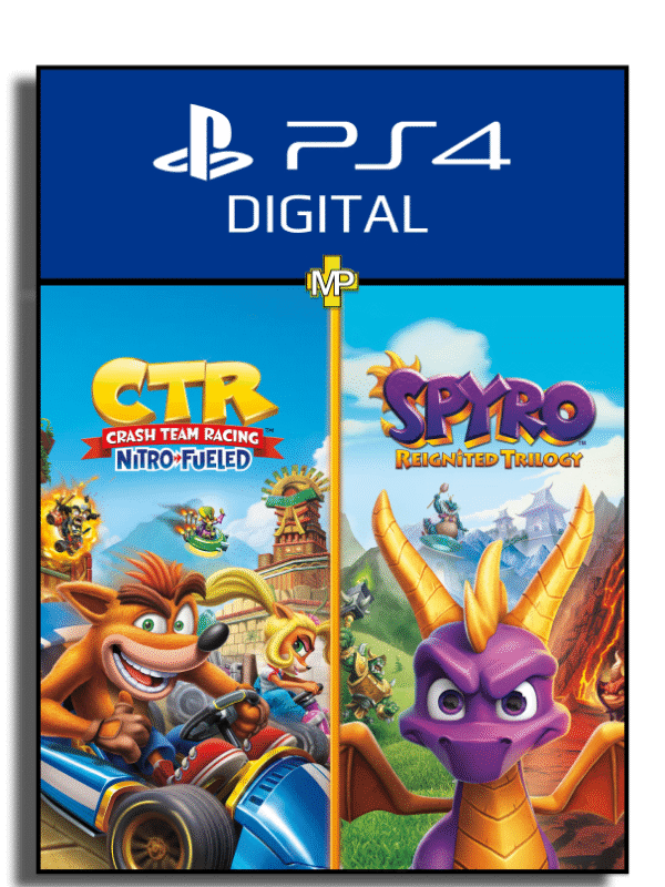 Crash™ Team Racing Nitro-Fueled + Spyro™ Game Bundle - Ps4 - Digital
